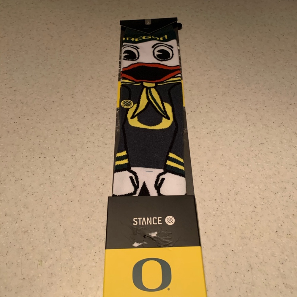NWT Oregon Ducks long socks